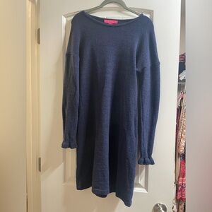 Lilly Pulitzer Galen Sweater Dress in True Navy Size Small